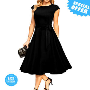 BRAND NEW DRESSTELLS Cocktail Dress - Modest, Vintage, Perfect for Weddings!